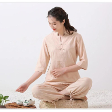 Tai chi Uniform Cotton Linen High Wushu Kung fu Clothing ForWomen And Man Adults Martial arts Wing Chun Suit