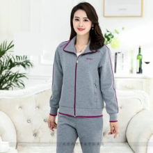 Sporting Two Piece Set Women Suit Female Loose Size Autumn Female Clothing Tracksuit 2 Piece Set Top And Long Pants Lady Suit