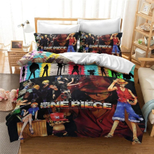 (2, Double) ONE PIECE Anime Bedding Set Juvenile Monkey D.Luffy