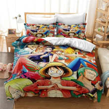(10, Double) ONE PIECE Anime Bedding Set Juvenile Monkey D.Luffy