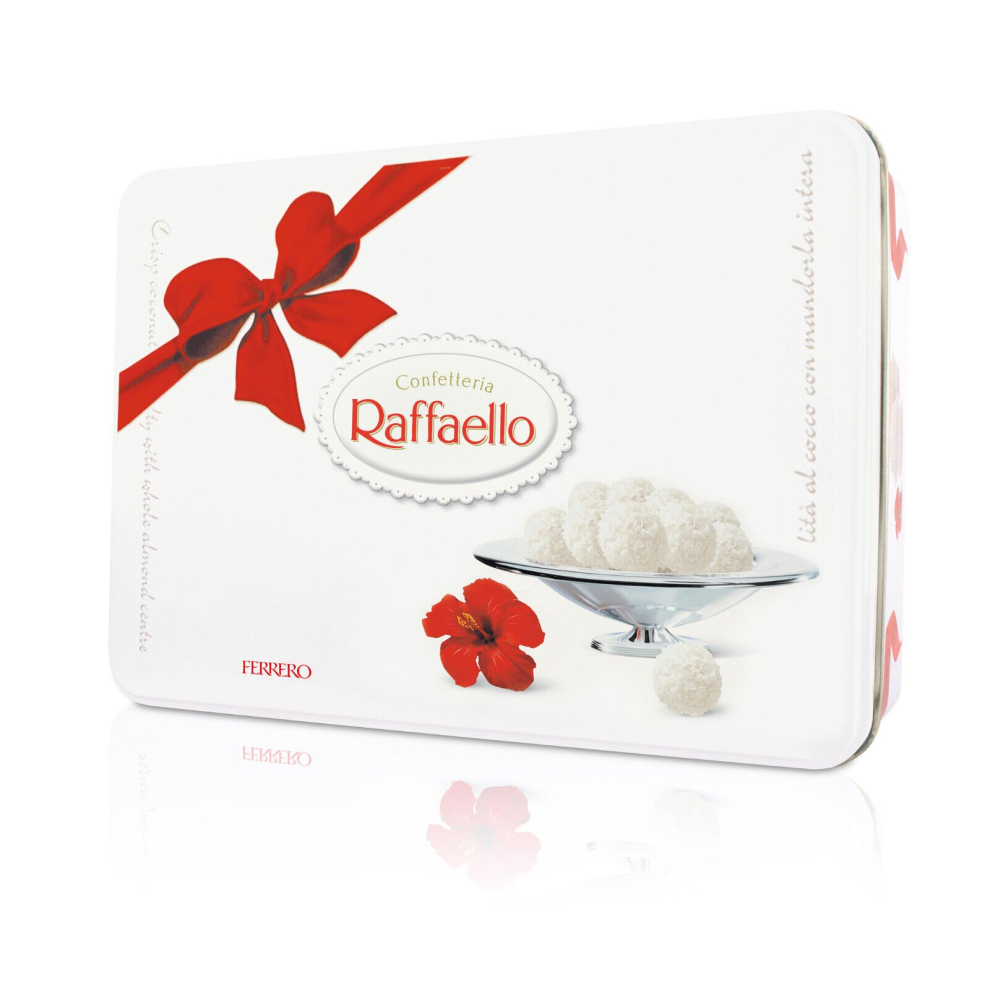 Ferrero Raffaello 300g Luxury Almond Coconut Pralines Sweets Tin Box