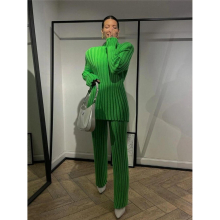Tossy Ribbed Outfits Knitted Long Sleeve Sweater Top And Pants 2 Piece Sets Casual Loose Tracksuit Suit