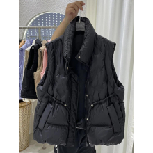 Lagabogy Winter 90% Duck Down Vest Women Jacket Lightweight Waistcoat Female Windproof Warm Sleeveless