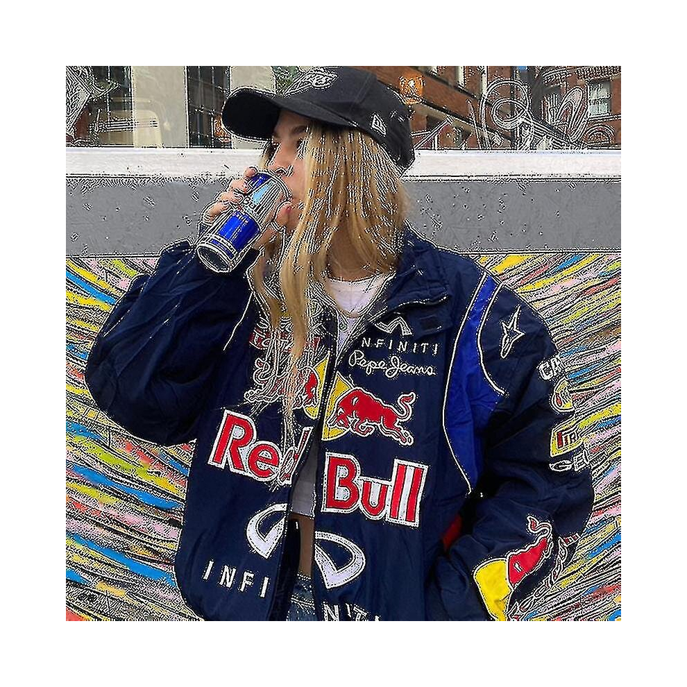 (XL) Formula 1 Racing Jacket Vintage , Bomber Jacket , F1 Streetwear Jacket Y2k