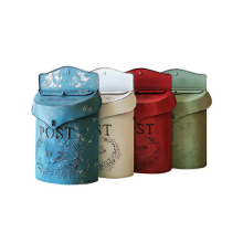 (Blue) Vintage Wall Mounted Post Boxes for Garden Outdoor