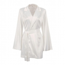 Casual Satin Suit Women Halter Vest Lace-up Skirt Trousers Drape Suit Female Blazer Ladies Office Sets