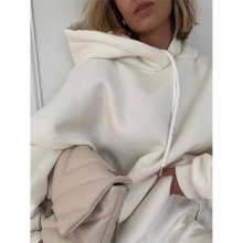 Oversized Hooded Sweatshirt 2 Piece Sets Tracksuit Women Pants Casual Outfits Autumn Winter Woman Fleece Sport Suit