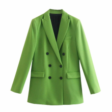 Womens Blazers Suit Office Ladies Fomale Blazer Two Piece Set Solid Woman With Coat Pocket Outwear Green Jacket Suit