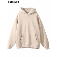 Autumn Winter Thicken Warm Tracksuits Women Hooded Fleece Sweatshirts & Harem Pants Two Pieces Trousers Set Female