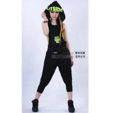 #0104 Neon Green Red Summer Overalls Hip Hop Women Loose Streetwear Joggers Women Female Harem Trousers Ladies Sexy