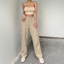 Straight Tube Versatile Overalls High Street Slim Hip-hop Jeans Wide Leg Loose Casual Comfortable Pants Womens Overalls