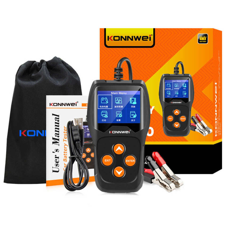 KONNWEI KW600 battery tester 12V car battery tester