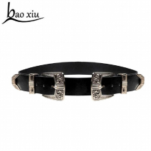 Female Vintage Strap Metal Pin Buckle Jean Leather Belt For Women leather strap casual belt