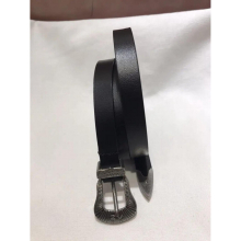 Womens Classic Cow Leather Belt in Khaki Laies Belt in