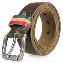 562 Top layer Leather Belt men and Women with 3.8 wide belts and 4 mm Thick Mens leather Belt