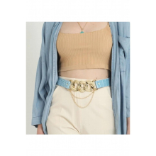 Fashion, Womens Chain Belt, Stylish Design, Blue-Yellow-Mink-Purple-Pink Colors, Suitable for Sizes 36-38-40-42-44