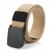 120 Cm Mens Canvas Belt Plus Size Male Nylon Belt Buckle Long Canvas Nylon Waist Web Belt Metal-free Security Check Belt
