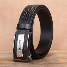 Leather Belt Mens Belts Pure Cowhide Leather Belts for Men 3.5cm Width Automatic Buckle