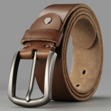 Man Belts 100% Full Grain Belt Men Vintage Casual Jeans Thick Classy Cowhide Leather Belt TM105