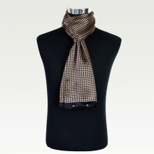 100% Silk Satin Long Scarf For Men 32X170cm Businessmen Scarves Pure Silk High Silk Store