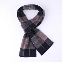 100% Wool Lamb Plaid Men Scarf Men Winter Wool Autumn Winter Scarves for Men Warm Blanket Scarf Thickened