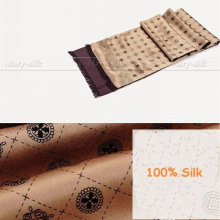 Gift Vintage Mens 100% Silk Long Scarf Cravat Scarives Double Layer__For Spring Autumn Winter
