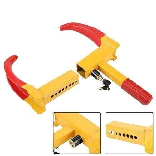 Heavy Duty Security Wheel Clamp Locks for Caravan Car Van Trailer Lock 1