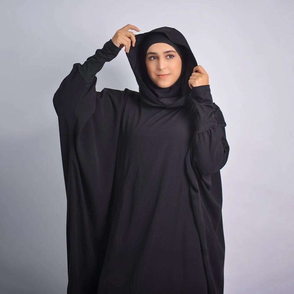 Eid Hooded Muslim Women Hijab Dress Prayer Garment Long Khimar Jilbab Abaya Full Cover Ramadan 1319