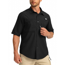 G Gradual Mens UPF 50 Short Sleeve PFG Fishing Shirt