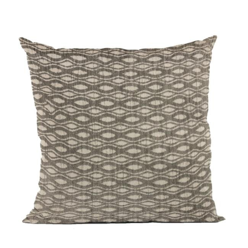 Brown Bites Dot Luxury Throw Pillow - 18 x 18 in.