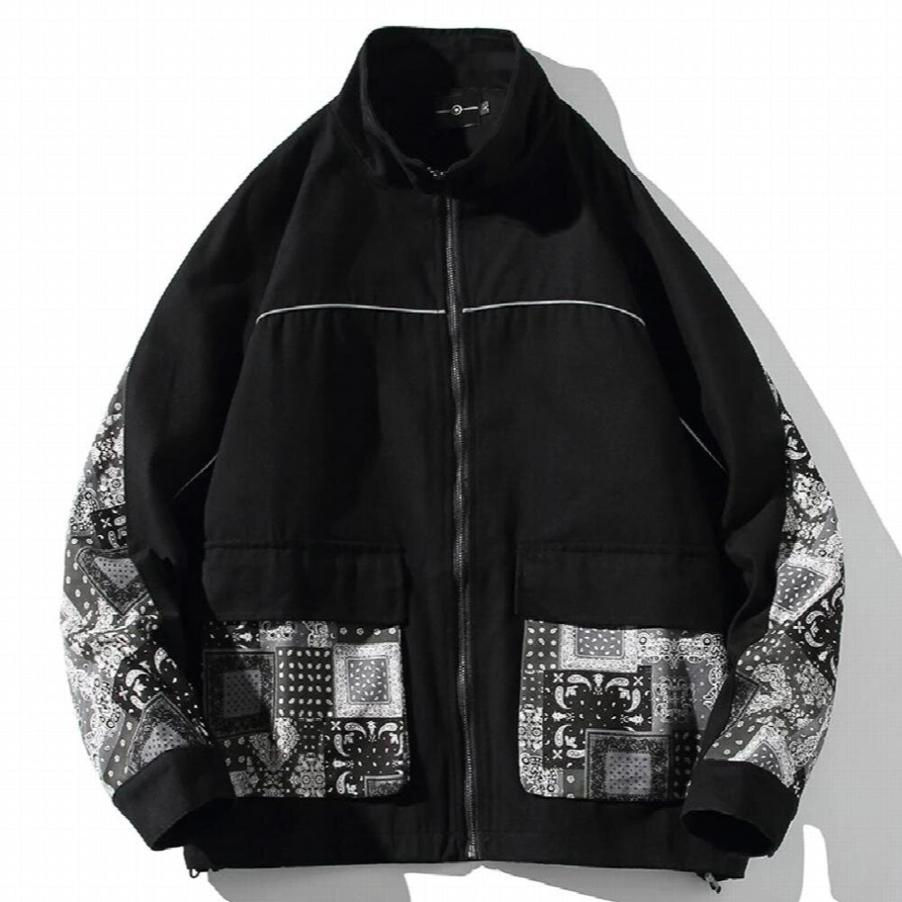 Autumn Oversized Zip Up Mens Jacket Cargo Outerwear Harajuku Windbreaker Streetwear Clothing Male Coat Plus Size 5XL-image-OPC-PCQPRRN-NEW