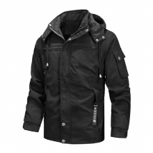 Men Military Winter Thermal Fleece Tactical Jacket Outdoors Sports Hooded Coat Military Softshell Hiking Outdoor Army Jackets