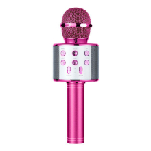 (Pink) winwin Wireless Bluetooth Karaoke Microphone for Kids Adult Singing with Record Function