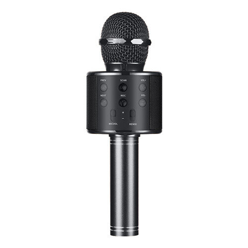 (Black) winwin Wireless Bluetooth Karaoke Microphone for Kids Adult Singing with Record Function