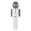 (Silver) winwin Wireless Bluetooth Karaoke Microphone for Kids Adult Singing with Record Function 1