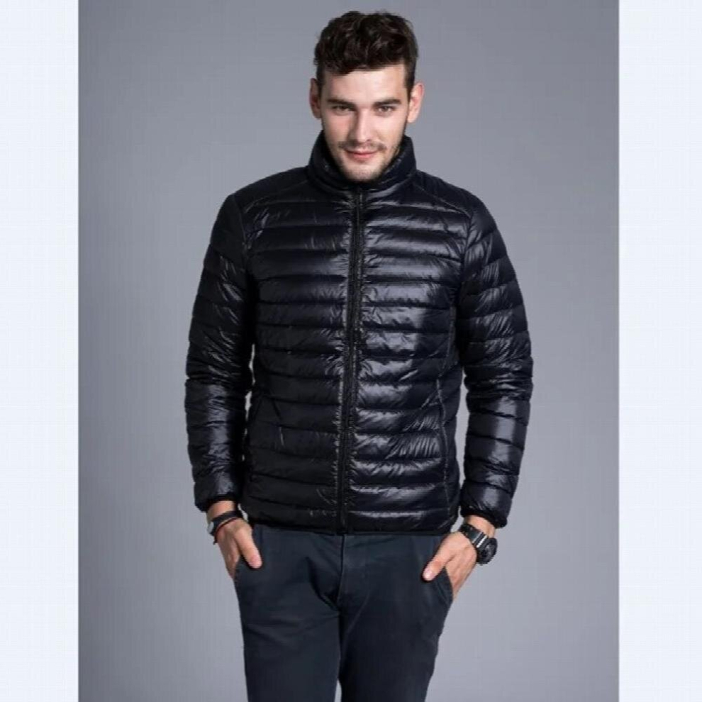 Men Down Jacket Casual Spring Autumn Winter Stand Collar Warm Coat Mens Ultra Light Thin Duck Down Jackets 4XL-image-OPC-PCQPSXP-NEW