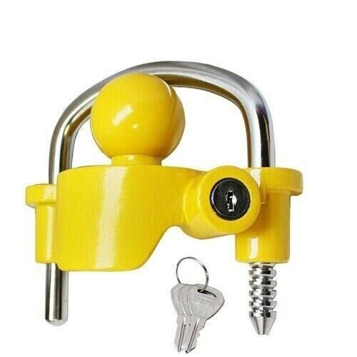 High Security Hitch Lock Caravan Trailer Hitch Coupling Tow Ball Lock