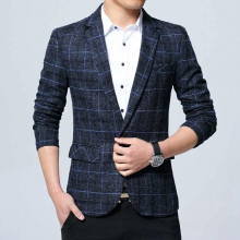 Men Suit Blazer Autumn Slim Fit One Button Suit Blazer Formal England Style Mens Classic Wedding Suit Jackets