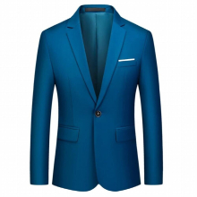 High Gentleman Men Slim Casual Suit , Large Size Brands Mens business Casual Flow of Pure Blazers Men
