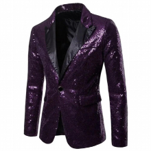 Host European Blazer Dresses Jacket Sequins Size Performance Mens Nightclub European and American Emcee Suits