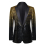 HOO Mens Singer Stage Performance blazer Gradient Sequined blazers 2