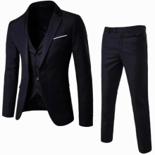 (Jacket+Pant +vest) Burgundy Mens Suits Groom Wear Tuxedos 3 Piece Wedding Suits Groomsmen Man Formal Business Suit For Men