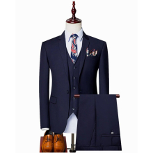 Mens suits Classic Three pieces set Slim Royal Wedding Groom Wear Men Suit Gentlemen custom(Blazer+Pants+Vest+Tie)