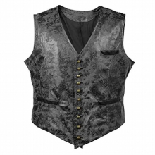 Mens High Vests Mens Brown Arrived Clothing Male Retro Single-breasted Sleeveless Mens Vests