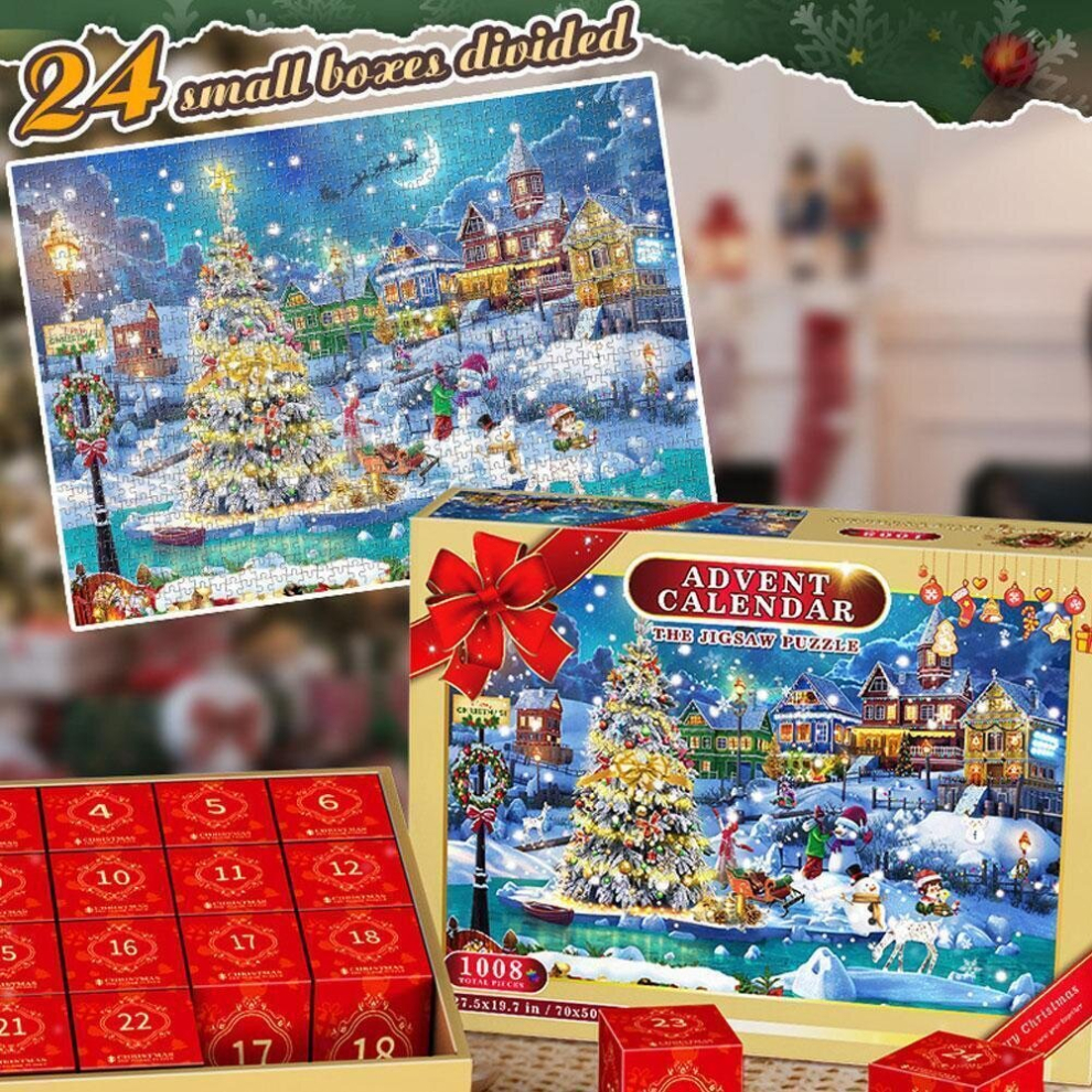 2023 Christmas Advent Calendar Jigsaw Puzzle 1008 Piece