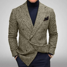 Men Blazers Mens Plaid Business Casual Coat Blazer For Men Spring And Autumn Men Blazer Slim Fit Mens Formal Jacket