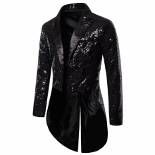 Halloween Medieval Male Costume Mans Goth Steampunk Tailcoat Stand Collar Red Suit Cardigan Coat Single Breasted