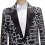 Mens Leopard Print and Sequin Changing blazer Stage Performance Host Singer blazers 3