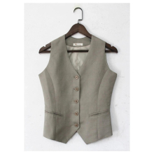 Womens Suit Vest Jacket Linen Cotton Short Large Size Vest Summer Thin Thin Slim-Fitting For Casual Clothing