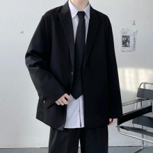 Blazer Men Society Mens Dress Jacket Loose Business Casual Suit Jacket Mens Office Formal Blazer